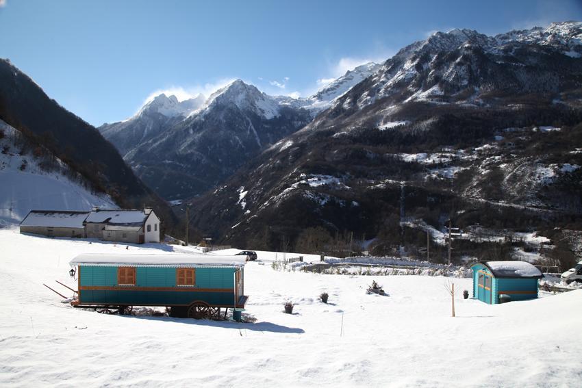 Roulottes Montagne Pyrenees Hotel Luz-Saint-Sauveur Ngoại thất bức ảnh